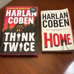 Harlan Coben 2 book bundle - "Think Twice" and "Home"